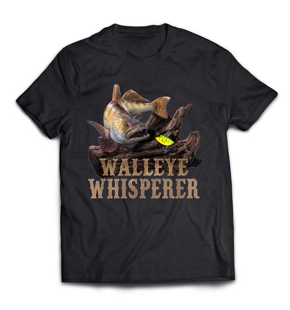 Large Walleye With Fishing Lure T-Shirt: Celebrate Your Love for Fishing